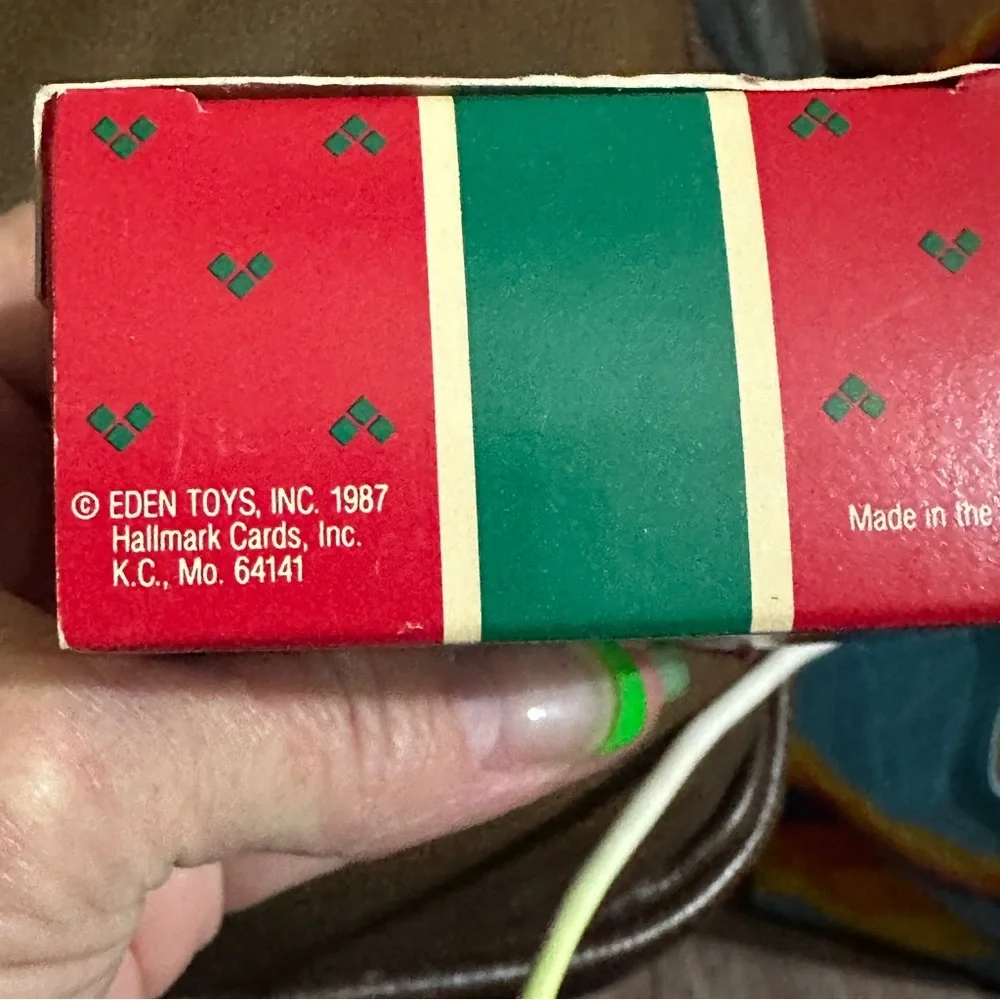 Hallmark Keepsake Ornament 1987‎ Paddington Bear Chef w Box Tag